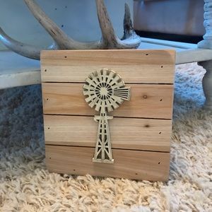 Custom made small windmill sign